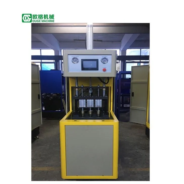 Halvautomatisk petblæsestøbemaskine til kosmetiske flasker